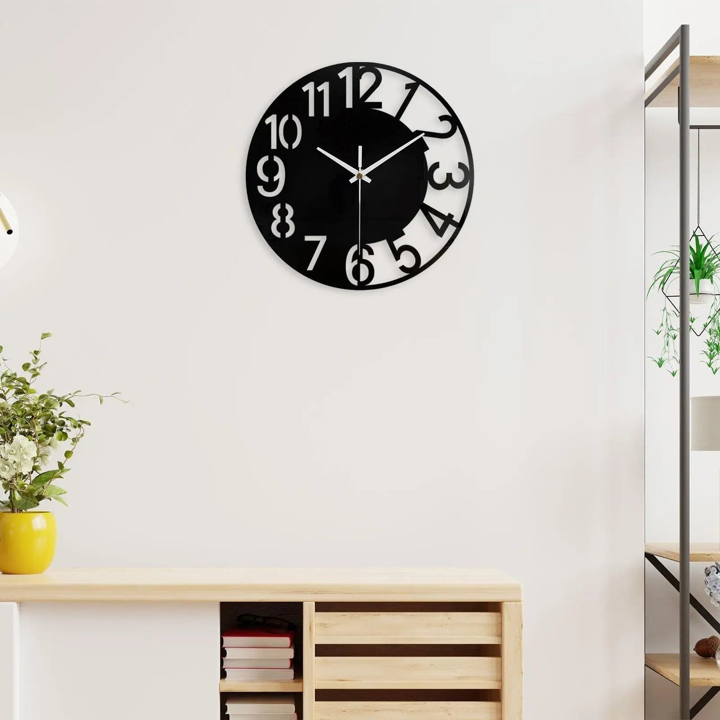 Quiet, Minimalist, Round Wall Clock