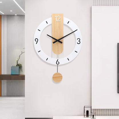 White Pendulum Clock