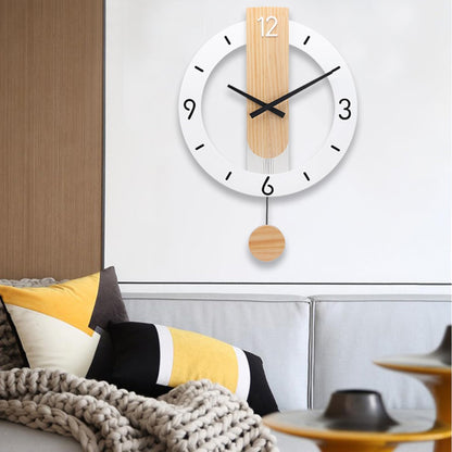 White Pendulum Clock