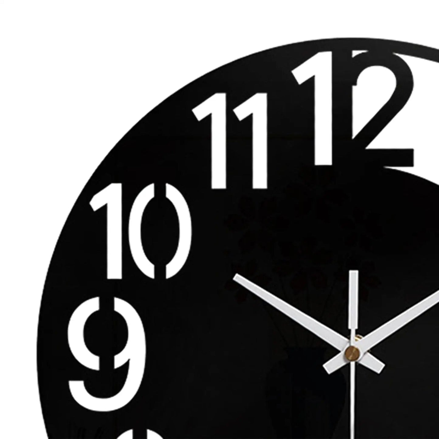 Quiet, Minimalist, Round Wall Clock