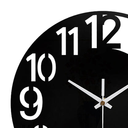 Quiet, Minimalist, Round Wall Clock
