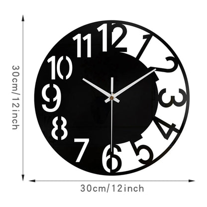 Quiet, Minimalist, Round Wall Clock