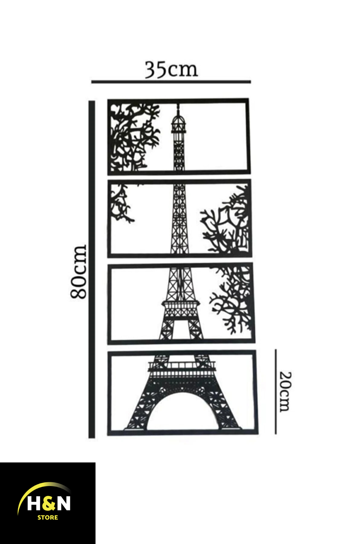 Eiffel Tower 3D Wall Art  Luxury Wall Art