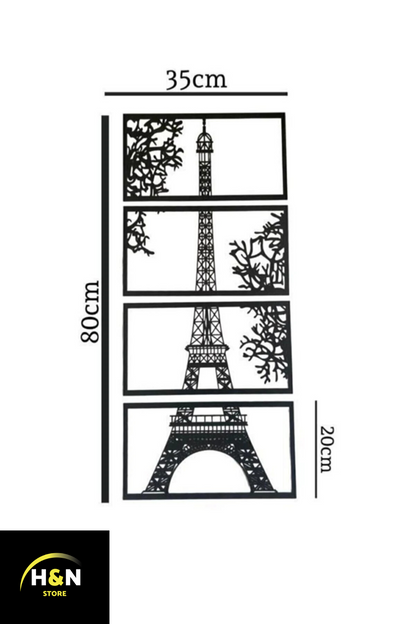 Eiffel Tower 3D Wall Art  Luxury Wall Art