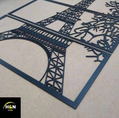Eiffel Tower 3D Wall Art  Luxury Wall Art