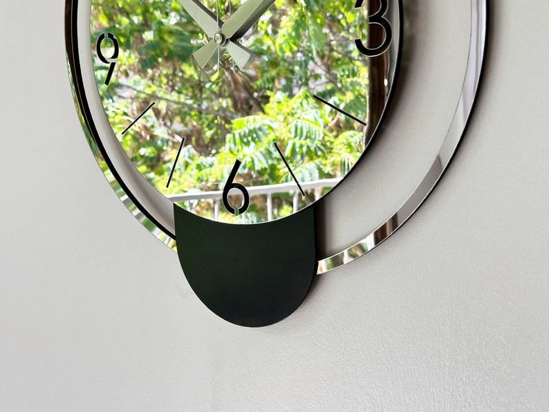 Plexi Mirror Wall Clock