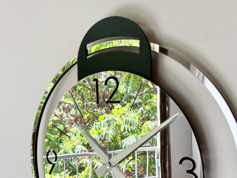 Plexi Mirror Wall Clock