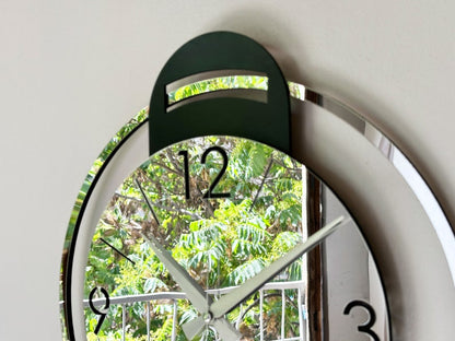 Plexi Mirror Wall Clock