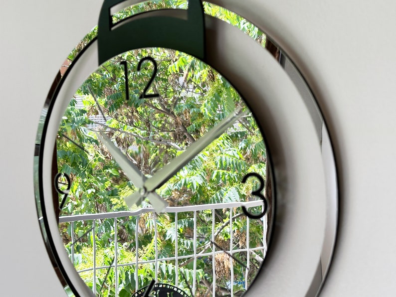 Plexi Mirror Wall Clock