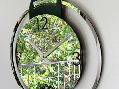 Plexi Mirror Wall Clock