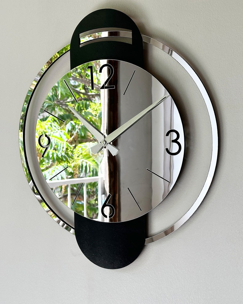 Plexi Mirror Wall Clock