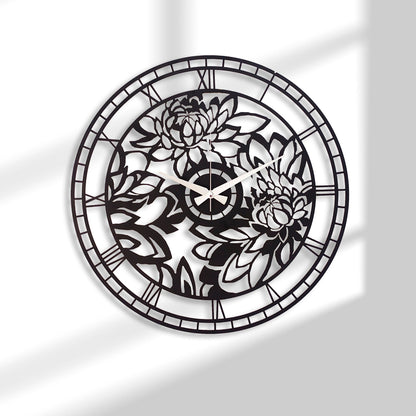 Floral Wall Clock
