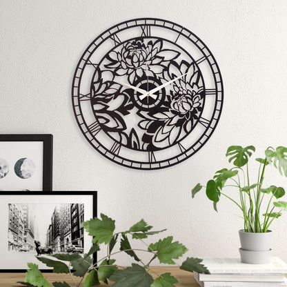 Floral Wall Clock