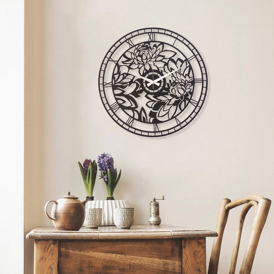 Floral Wall Clock