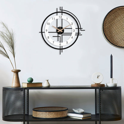 3D Living Room Wall Clock