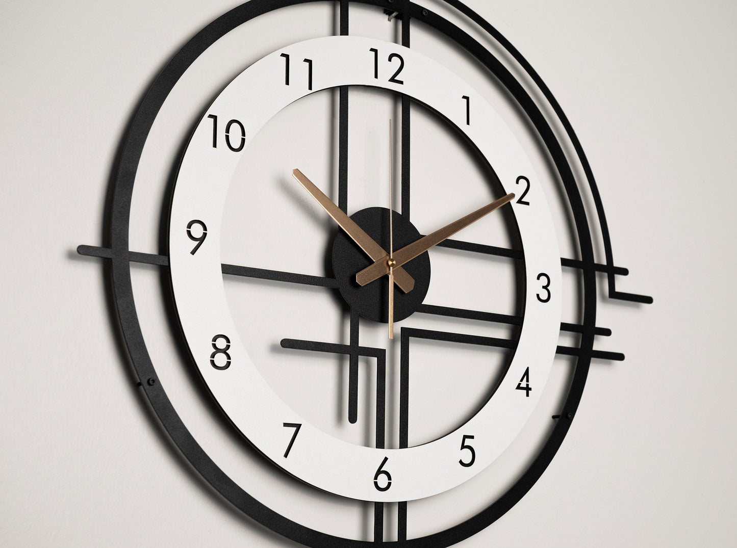 3D Living Room Wall Clock
