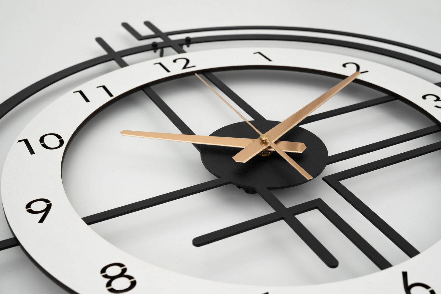 3D Living Room Wall Clock