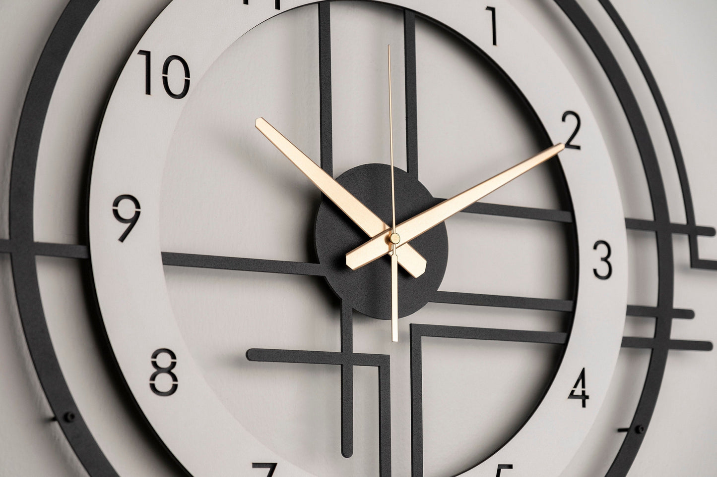 3D Living Room Wall Clock