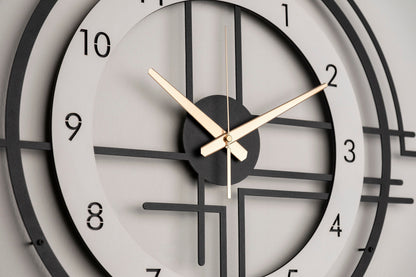 3D Living Room Wall Clock