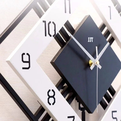3D Living Room Minimalist Swing Wall Clock